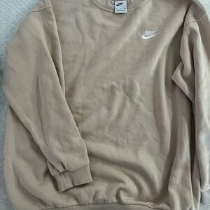 Nike Kids Girls XL Beige Sweatshirt